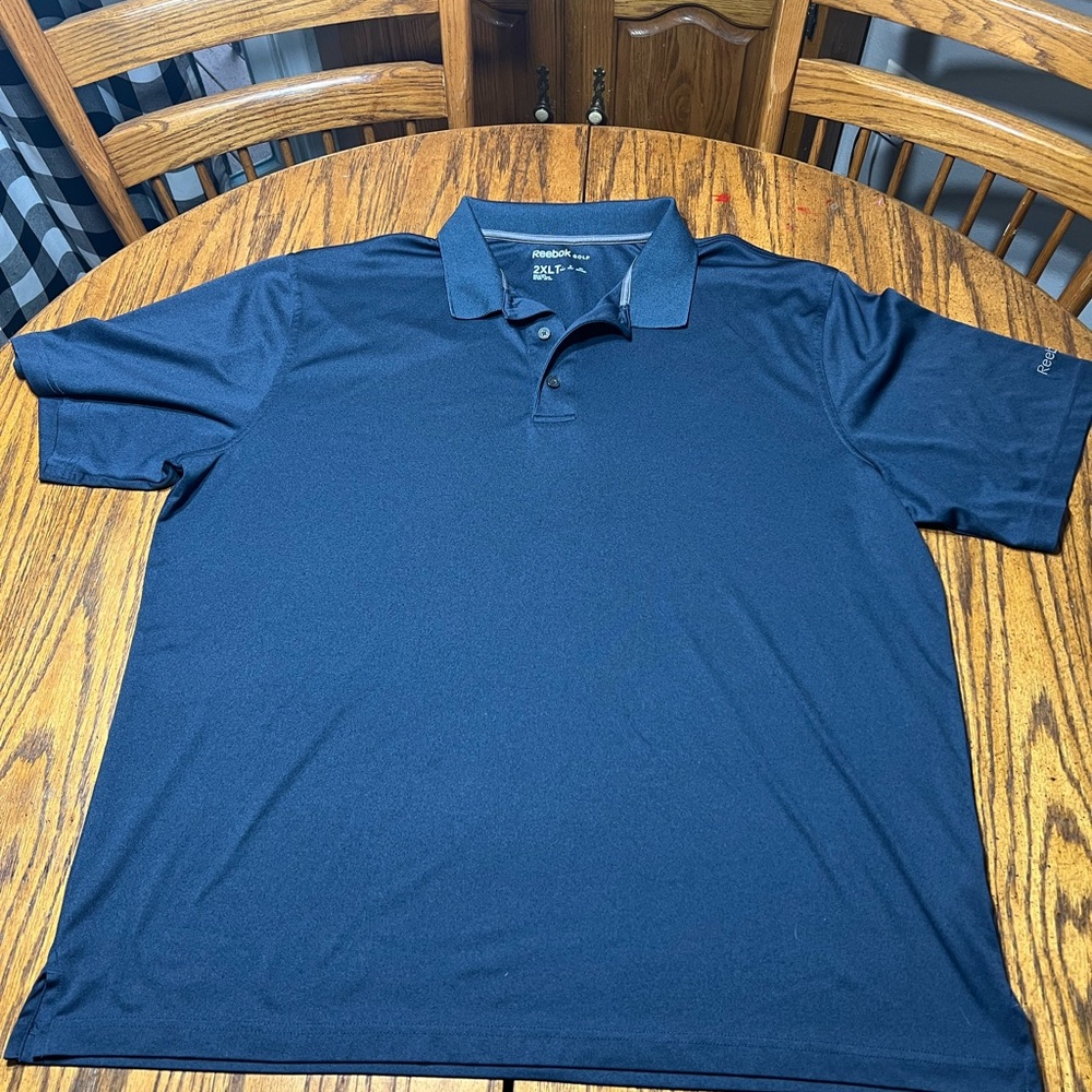 Reebok Golf Men's Blue Polo Shirt